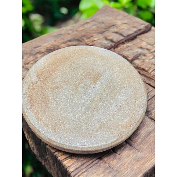 Vintage Studio Art Pottery Sake / teacup stoneware 6 cups + tray Hand Thrown - Picture 3 of 11